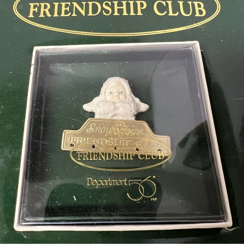 Vintage Dept 56-Snowbabies-Friendship Club 1998-1999 Collectors Box